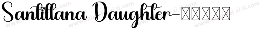 Santillana Daughter字体转换